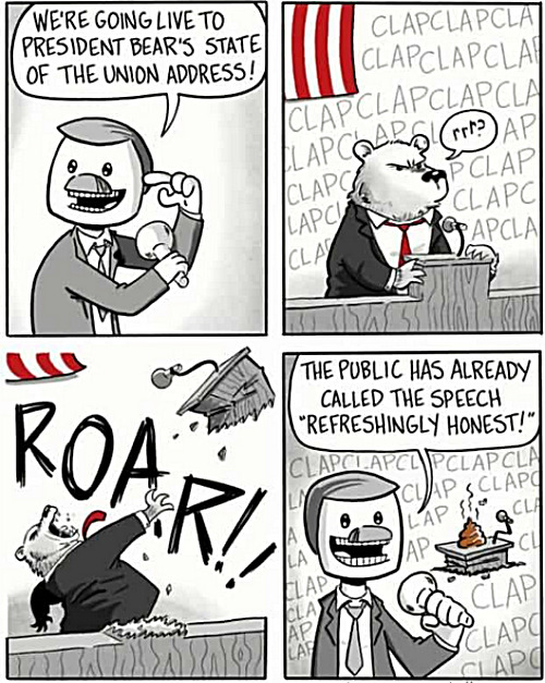 Does President Bear shi... | image tagged in memes,comics,president,speech | made w/ Imgflip meme maker