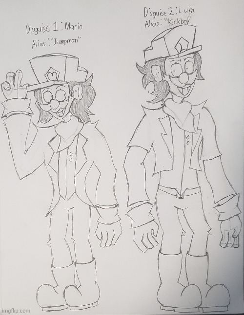 Just decided to give //CARTRIDGE two disguises of his own (Idea by Rotisserie) | image tagged in ocs,d-sides,update,drawing | made w/ Imgflip meme maker