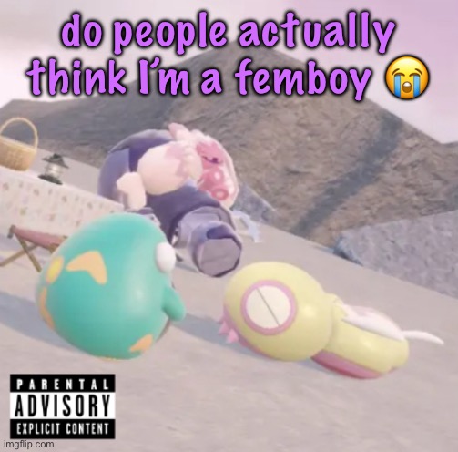 men will see this and think “hell yeah” | do people actually think I’m a femboy 😭 | image tagged in men will see this and think hell yeah,cinnabox announcement | made w/ Imgflip meme maker