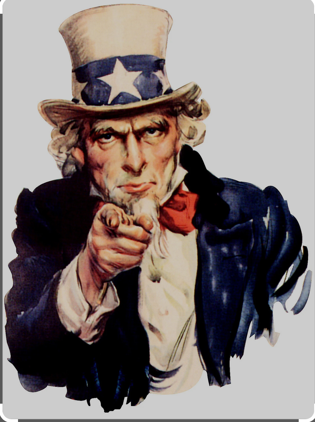 Uncle Sam Blank Meme Template
