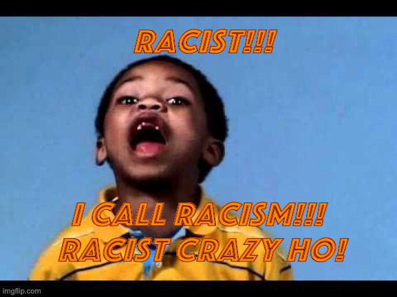 That's racist 2 | racist!!! I call racism!!! 
Racist crazy ho! | image tagged in that's racist 2 | made w/ Imgflip meme maker