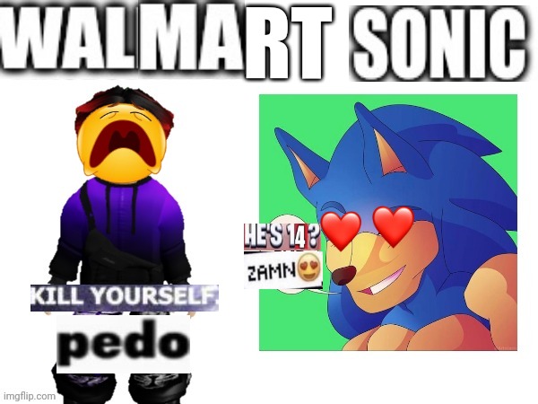 Bro | RT | image tagged in william,sonic macdowall va,ytp | made w/ Imgflip meme maker