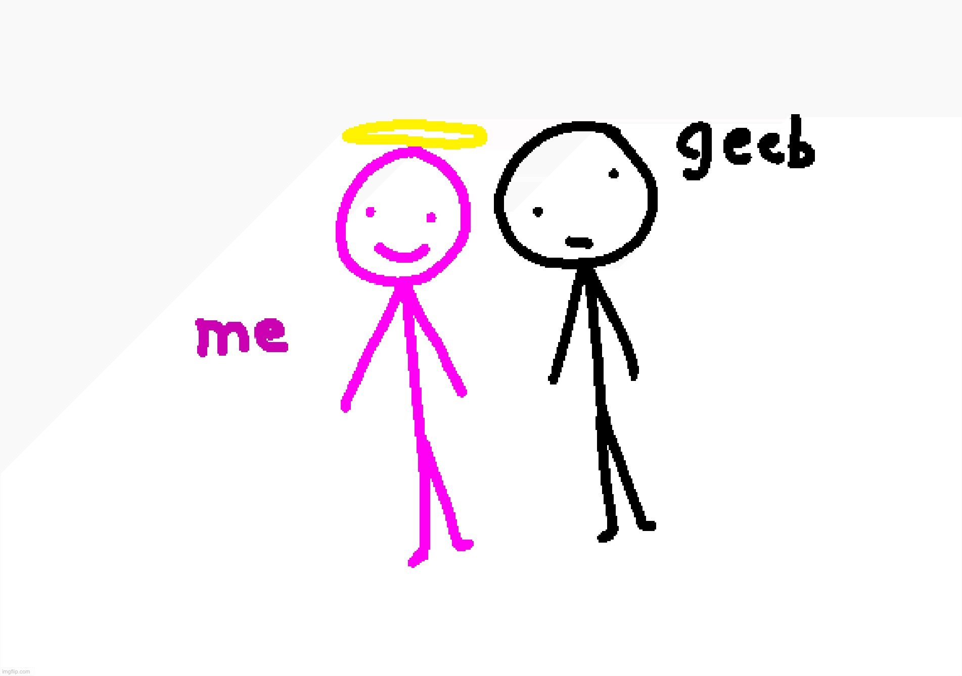 me en geeb | made w/ Imgflip meme maker