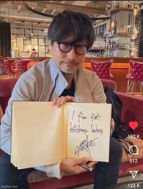 Thanks, renowned video game creator Hideo Kojima | made w/ Imgflip meme maker