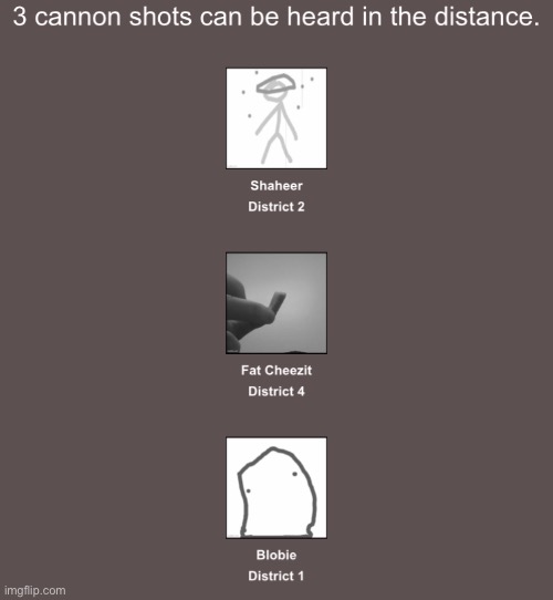 Fallen Tributes 5 | made w/ Imgflip meme maker