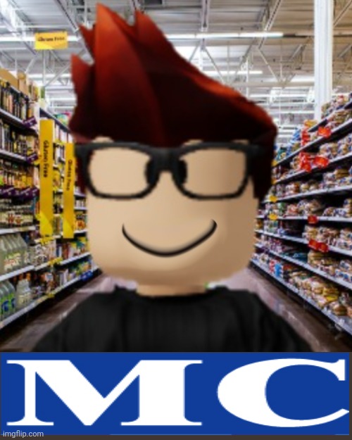 MC smiling | image tagged in mc smiling,mc,cribmart | made w/ Imgflip meme maker