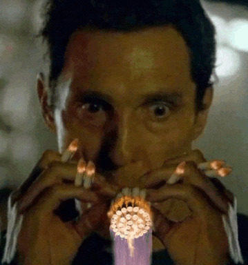 matthew mcconaughey smoking Blank Meme Template