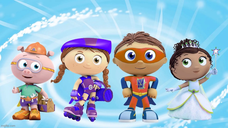 The Anti-Super Readers (AKA the Super Viruses)! | image tagged in super why,pbs kids,protogen | made w/ Imgflip meme maker