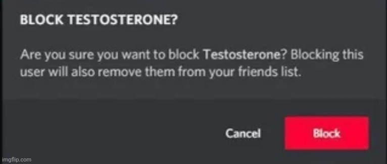 Yes, Discord, I know, or I wouldn't have tried to block it | made w/ Imgflip meme maker