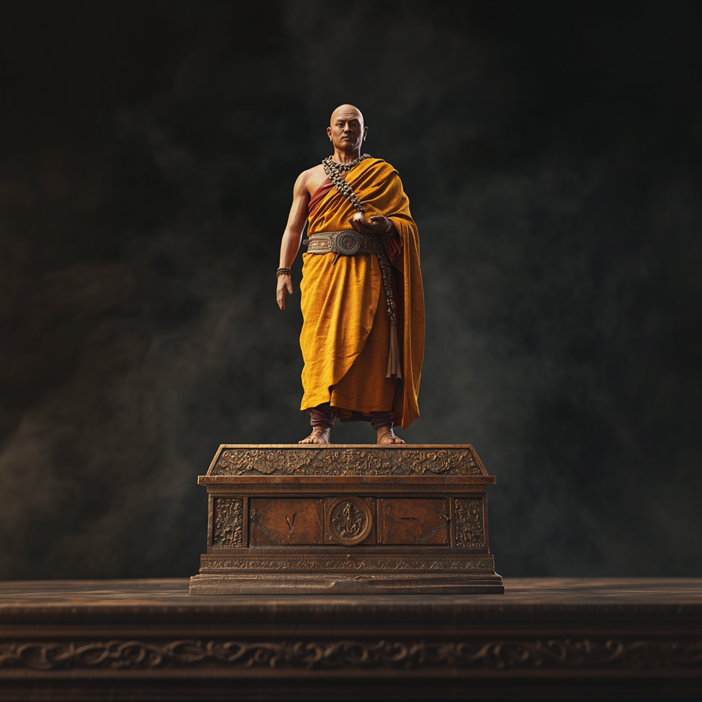 Monk on Trunk Blank Meme Template
