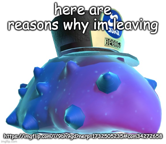 CQ Cumber | here are reasons why im leaving; https://imgflip.com/i/9bh9gd?nerp=1732505235#com34272658 | image tagged in cq cumber | made w/ Imgflip meme maker