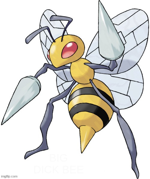 Look closely at where Beedrill's stinger is pointing | made w/ Imgflip meme maker
