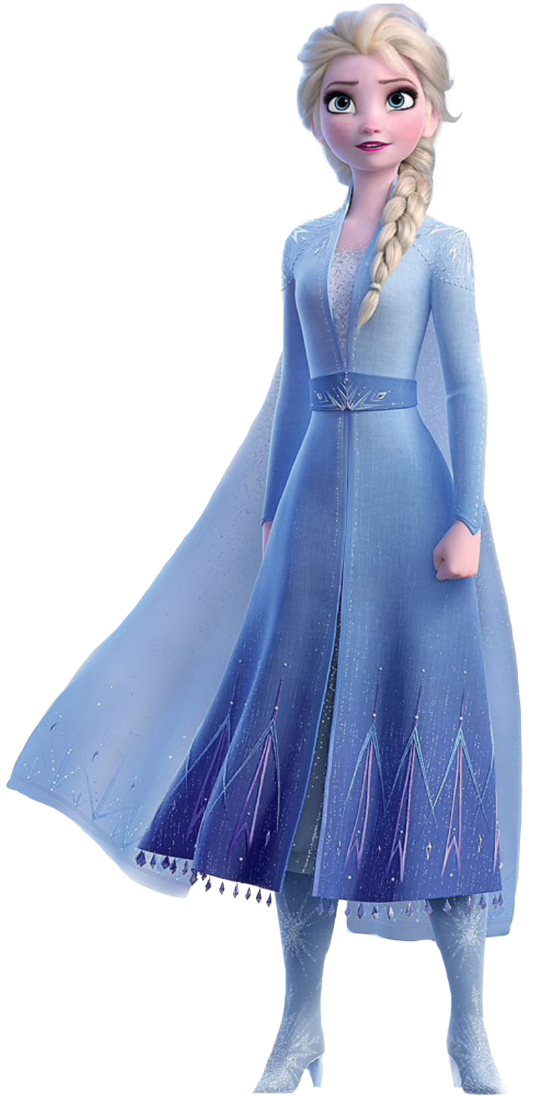 Elsa in her Sequel Second Film Outfit Blank Meme Template