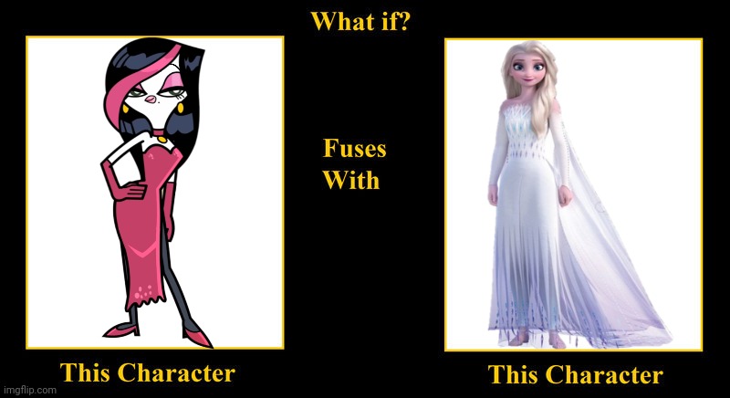 What if Pandora Fuses With Queen Elsa (3) | image tagged in what if fuses,disney princess,frozen 2,chuck chicken,pandora,elsa | made w/ Imgflip meme maker