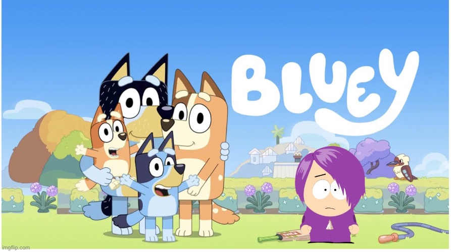 Bluey Needs Some Love | image tagged in bluey,fan art,disney,australia,disney plus,bbc | made w/ Imgflip meme maker