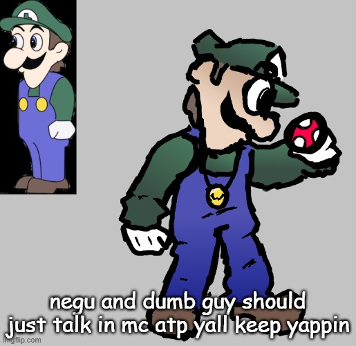 weegee | negu and dumb guy should just talk in mc atp yall keep yappin | image tagged in weegee | made w/ Imgflip meme maker