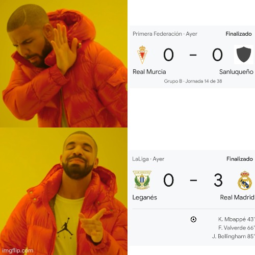 Me yesterday: "Today's my first live football/soccer match! I wonder how many goals will the home team score" | image tagged in memes,drake hotline bling | made w/ Imgflip meme maker