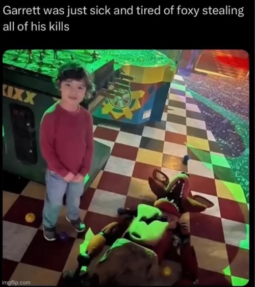 Small children feigning innocence after biting your ankles (A FNAF Meme a Day: Day 229) | image tagged in fnaf,a fnaf meme a day | made w/ Imgflip meme maker