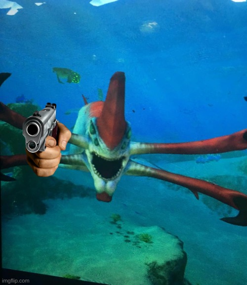 image tagged in subnatica reaper leviathan | made w/ Imgflip meme maker