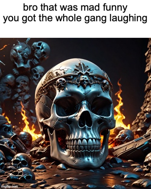 @post below | image tagged in bro that was mad funny you got the whole gang laughing | made w/ Imgflip meme maker