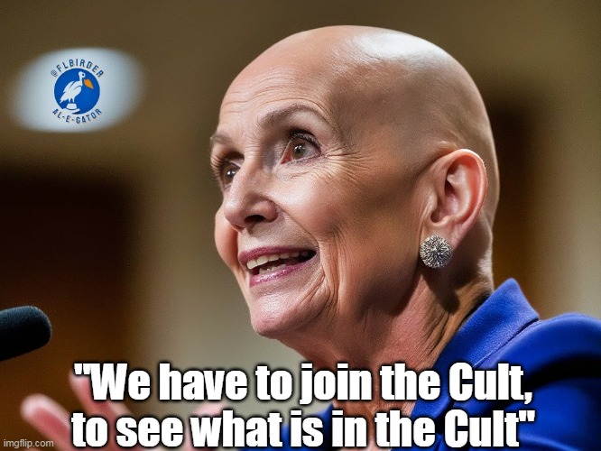 "We have to join the Cult, to see what is in the Cult" | made w/ Imgflip meme maker