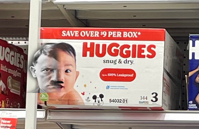 That baby is DEFINITELY Failing Art Class… | image tagged in hitler,baby,funny memes,world war 2 | made w/ Imgflip meme maker