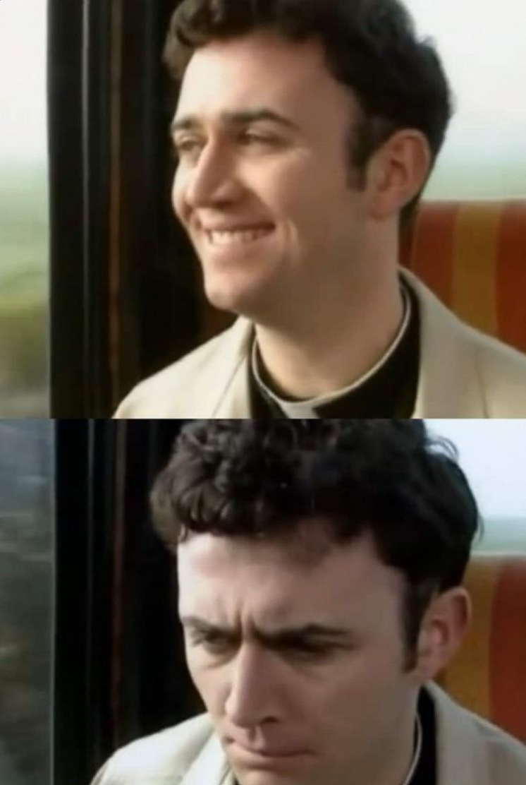 Tommy Tiernan Father Ted happy sad Blank Meme Template