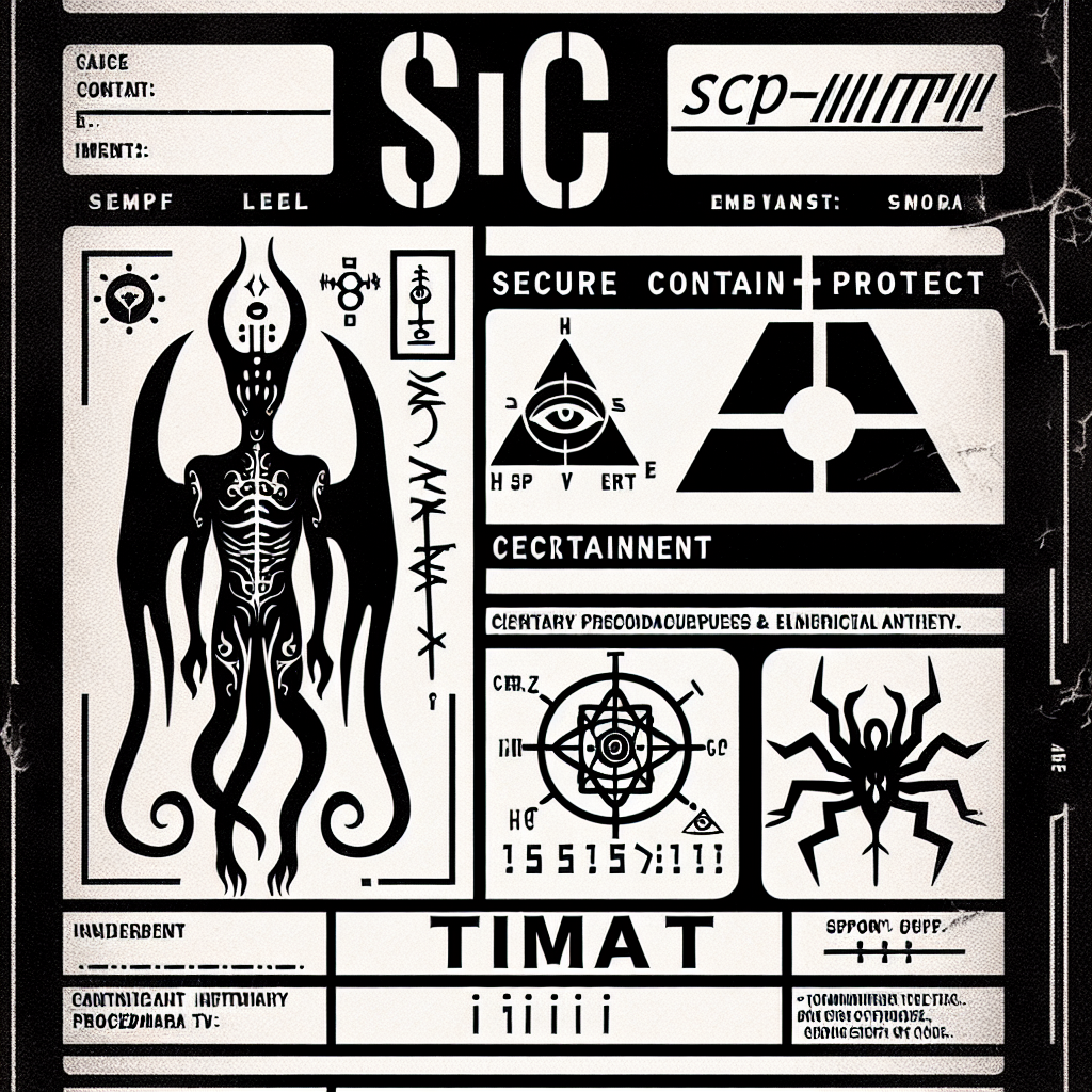 An Scp Label for timat Blank Meme Template