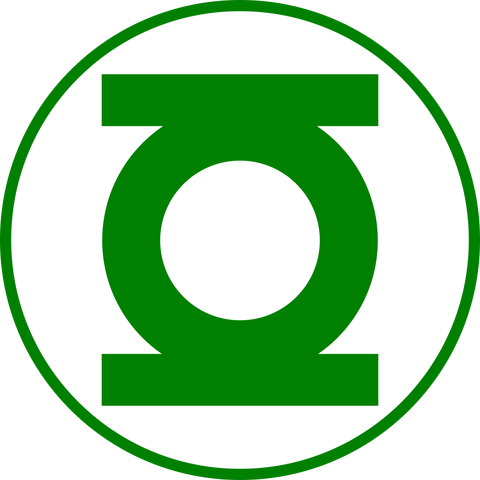 Green Lantern Logo Blank Meme Template