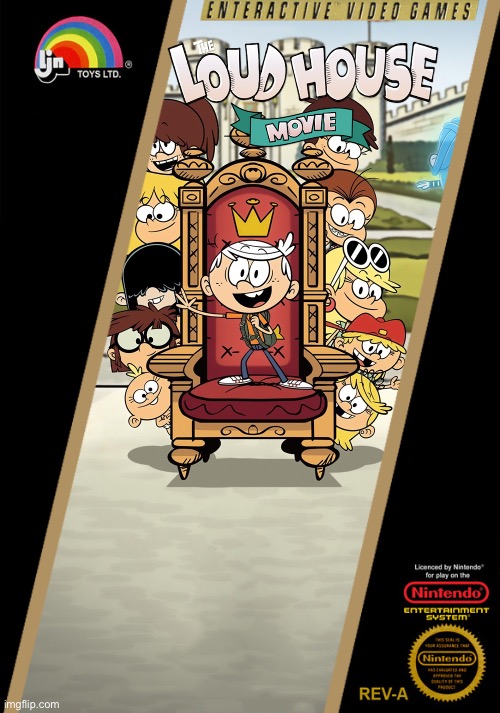 *TLH Movie (NES Box Art - LJN) | image tagged in the loud house,nickelodeon,nintendo,lori loud,lincoln loud,nostalgia | made w/ Imgflip meme maker