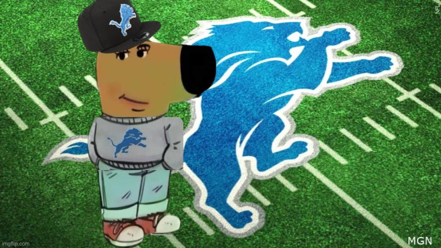 Detroit lions! | image tagged in chill girl,detroit lions,lions,trends,memes | made w/ Imgflip meme maker