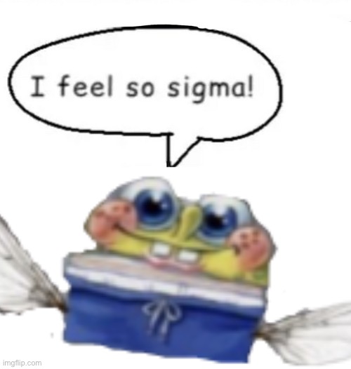 I feel so sigma! | image tagged in i feel so sigma | made w/ Imgflip meme maker