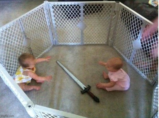 baby fight | image tagged in baby fight | made w/ Imgflip meme maker