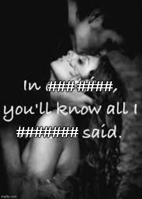 ### ####; ####### | image tagged in all i haven't said | made w/ Imgflip meme maker