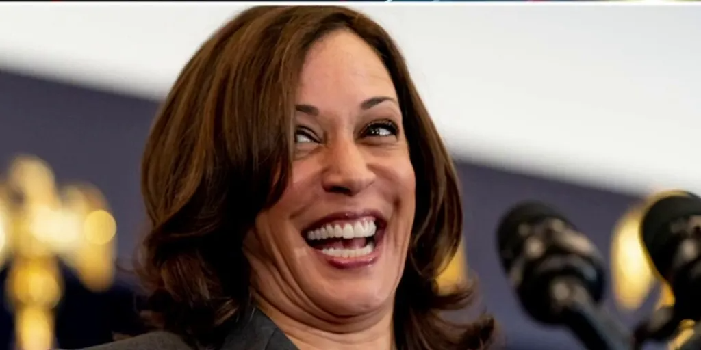 Kamala Laughing Blank Meme Template