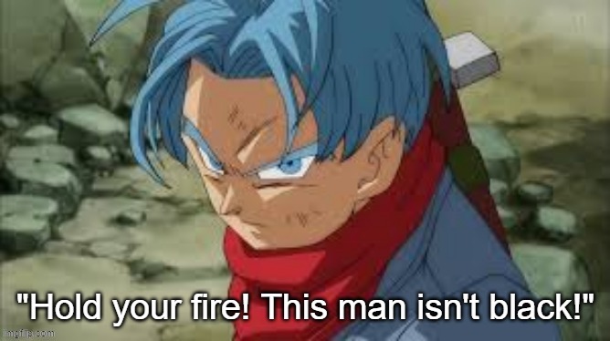 A real line spoken by Future Trunks (Dragon Ball Super) | made w/ Imgflip meme maker