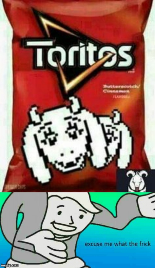 Bruh Toritos | image tagged in excuse me what the frick,undertale - toriel,undertale,toritos | made w/ Imgflip meme maker