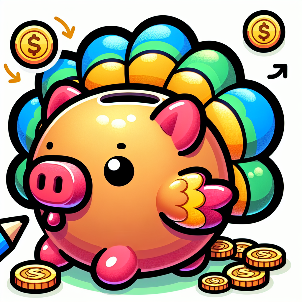 Turkey piggy bank Blank Meme Template