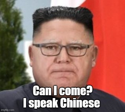 Can I come?
I speak Chinese | made w/ Imgflip meme maker