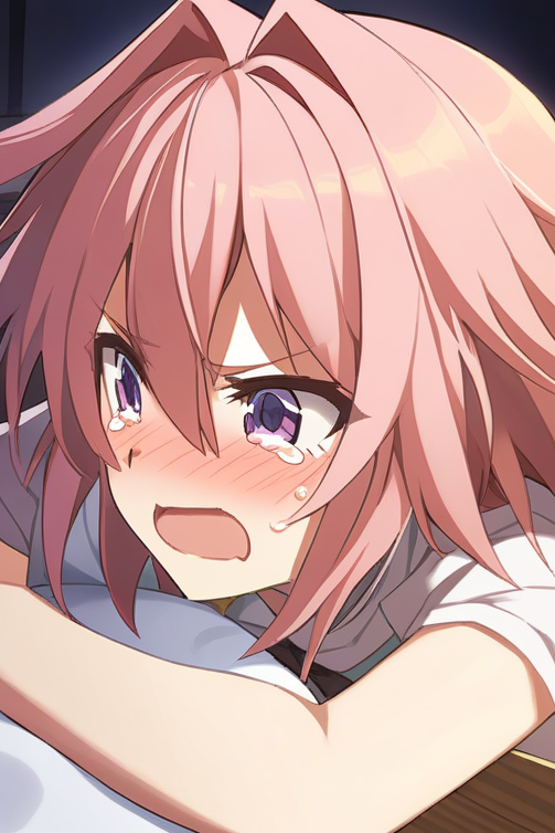 astolfo crying Blank Meme Template