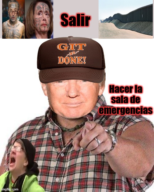 Salir; Hacer la sala de emergencias | made w/ Imgflip meme maker