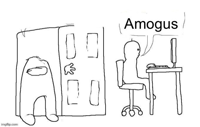 Amogus Blank Meme Template