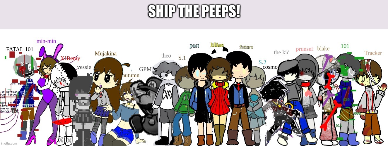 im just bored, so be evil, ehehehe >:) | SHIP THE PEEPS! | made w/ Imgflip meme maker