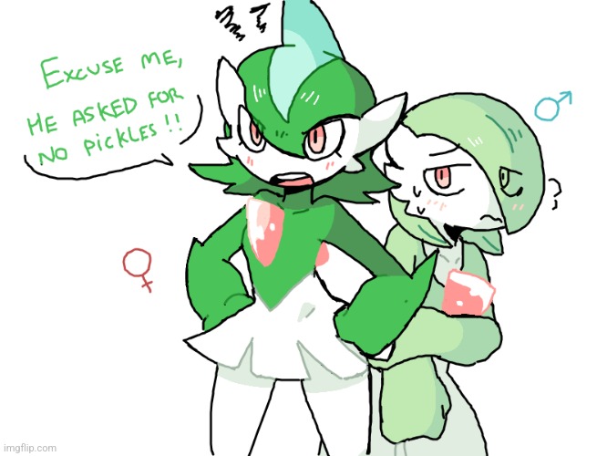 He asked for no pickles (Art by MelFunnySmell) | made w/ Imgflip meme maker