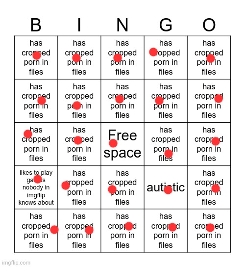 new bingo dropped | image tagged in new bingo dropped | made w/ Imgflip meme maker