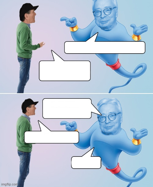 Hoppe Genie Blank Meme Template