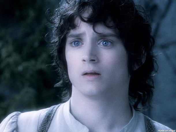 Unwilling frodo Blank Meme Template