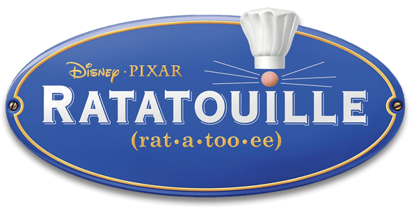 High Quality Disney Pixar's Ratatouille Logo Blank Meme Template