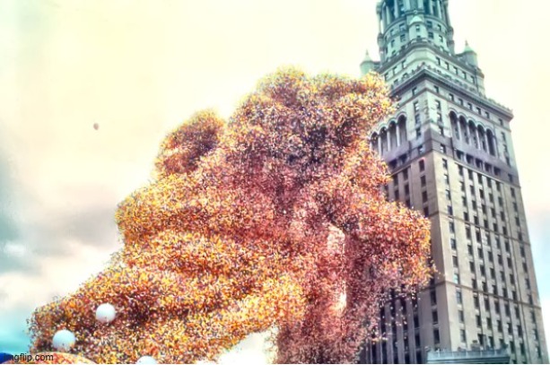 Cleveland Ballonfest | image tagged in cleveland,ballons,ballonfest | made w/ Imgflip meme maker