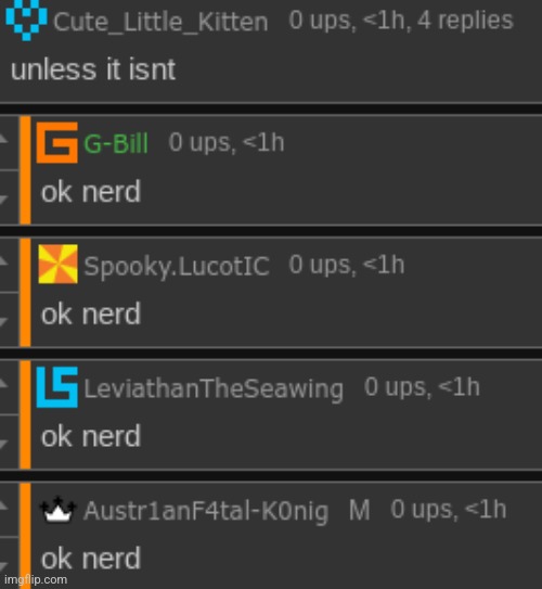 ok nerd | image tagged in ok nerd | made w/ Imgflip meme maker